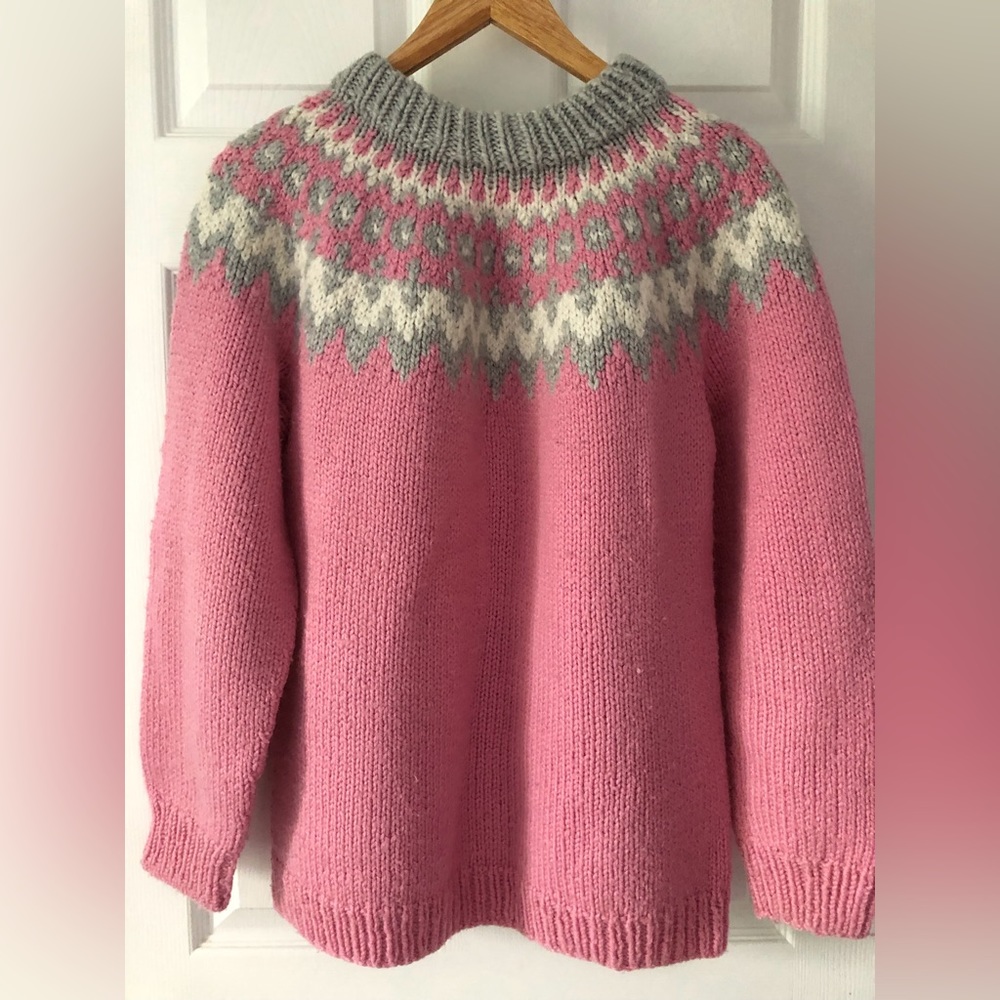 Handmade 80’s style sweater